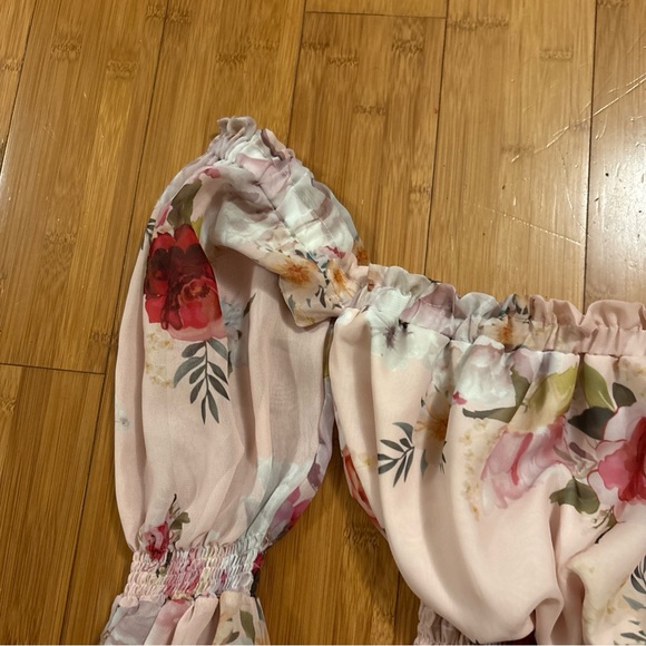 La Perla Floral Off-Shoulder Top - Picture 5 of 7